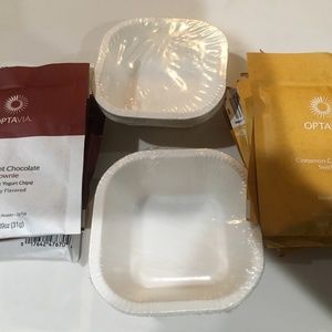 14 Optavia chocolate brownie cinnamon cream cheese